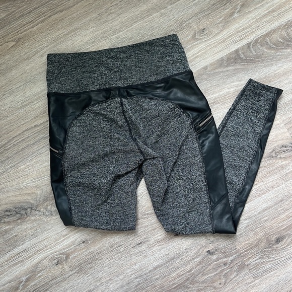 Athleta Leather Detail Leggings - Picture 3 of 3